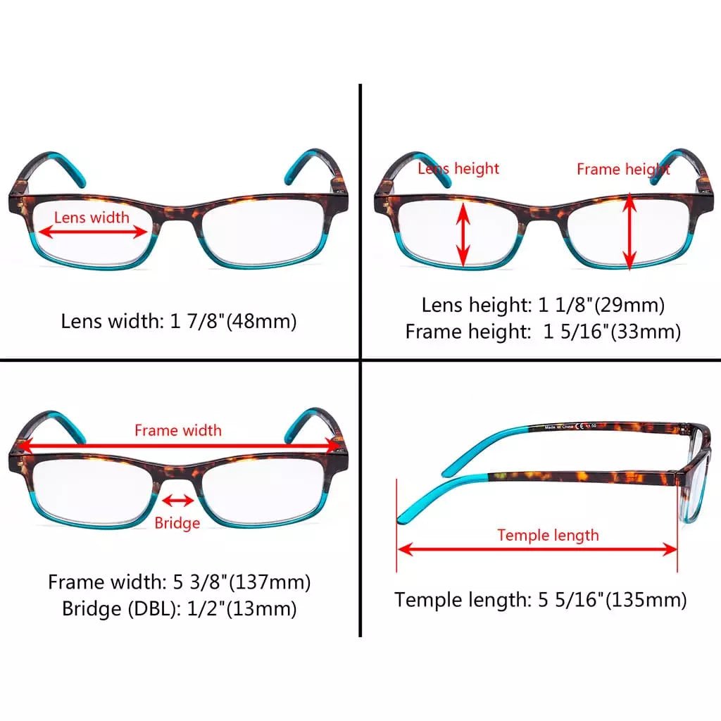 Stylish Rectangle Reading Glasses Women
