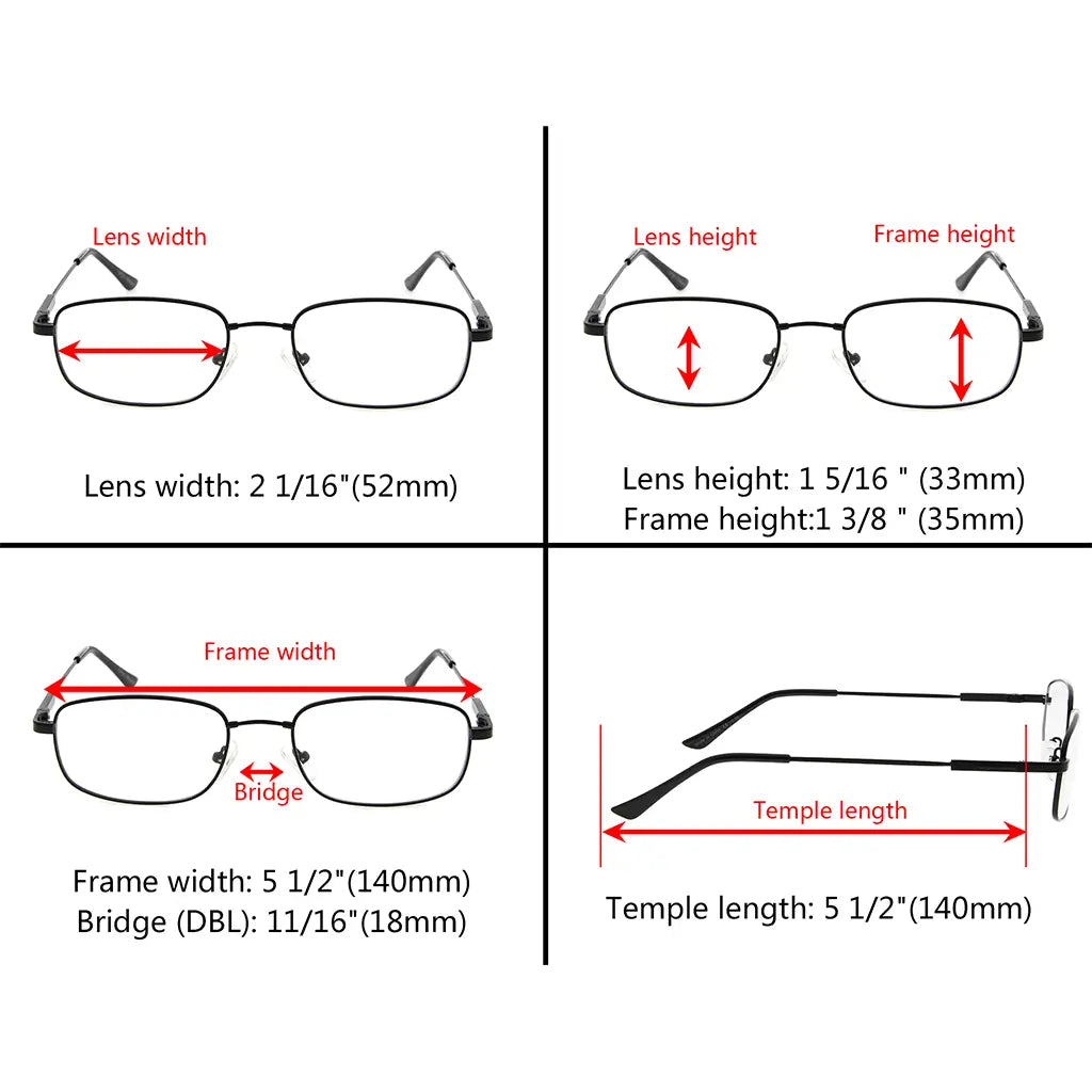 wirerim titanium glasses women men