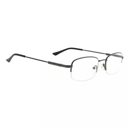 Titanium Half-Rim Reading Glasses Women Men