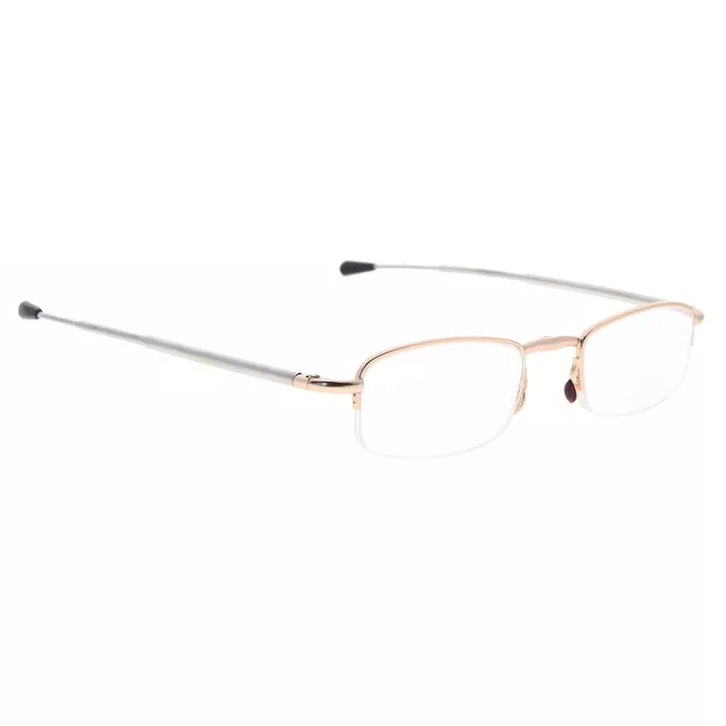 Half-rim Fold-up Reading Glasses Women Men