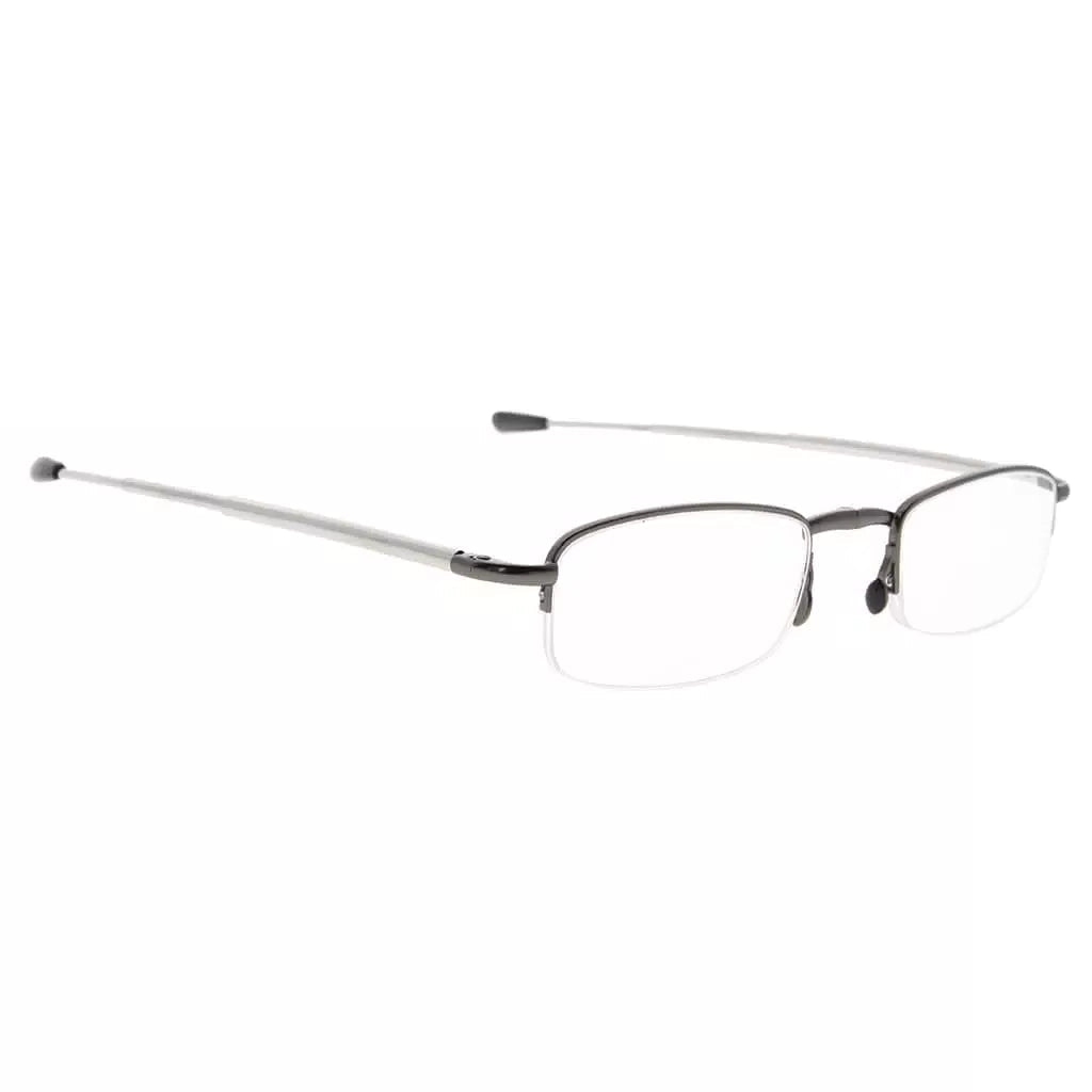 Half-rim Fold-up Reading Glasses Women Men
