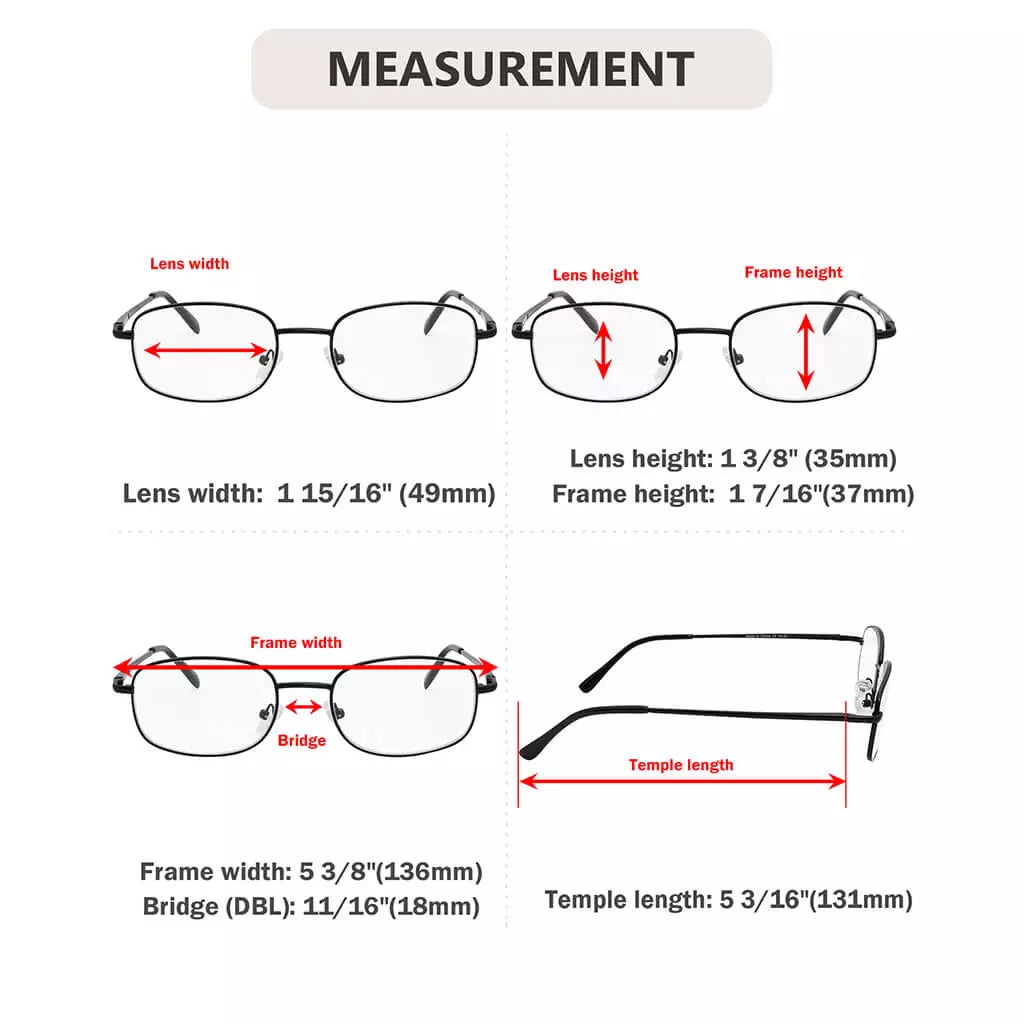 Wirerim Reading Glasses for Men Women