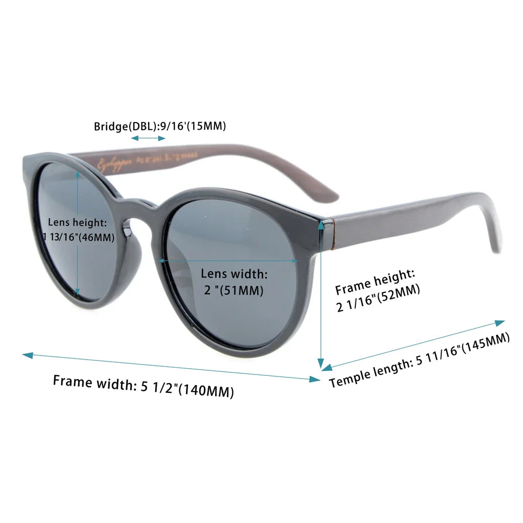 Oversize Polarized Bifocal Sunglasses Women Men