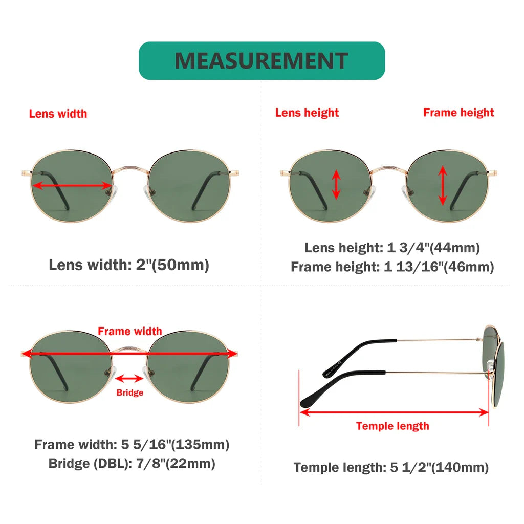 Small Round Polarize Sunglasses Women Men