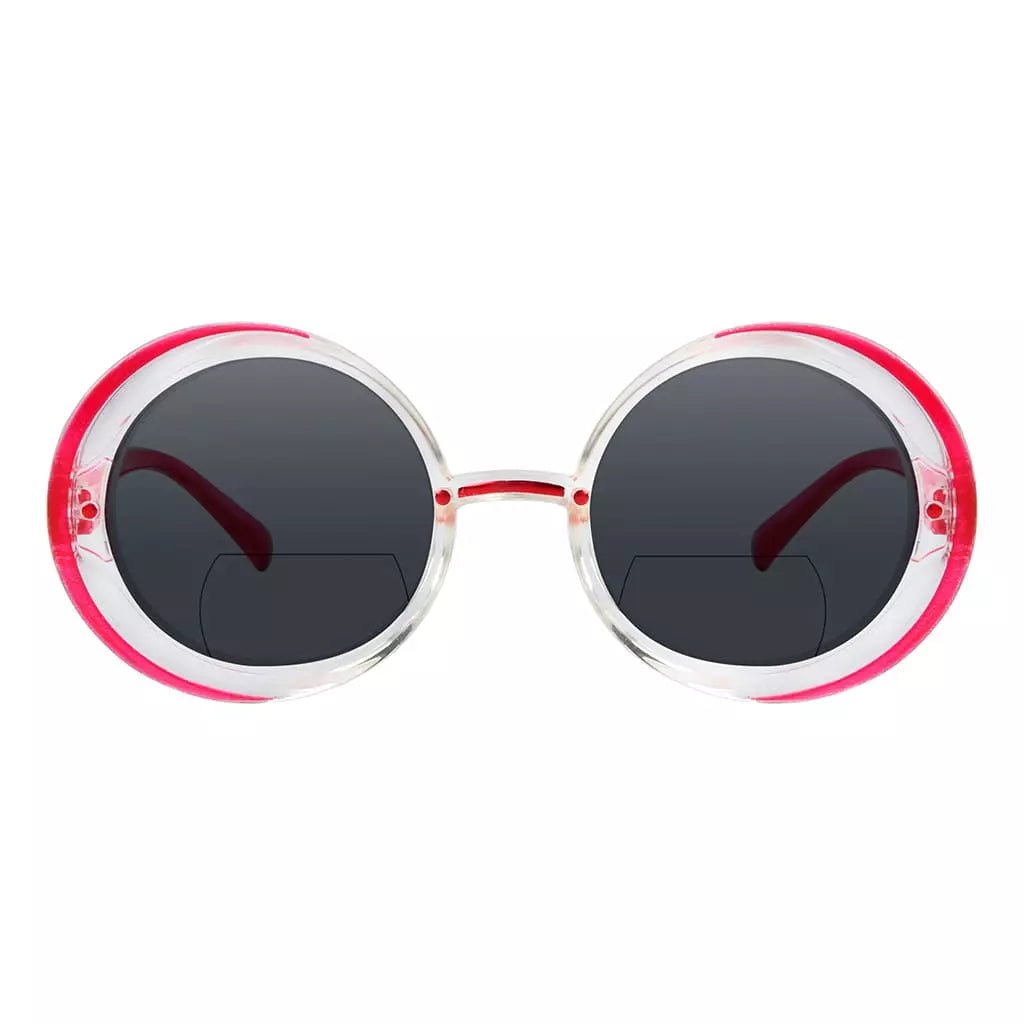 Small Round Oval Bifocal Sunglasses Women