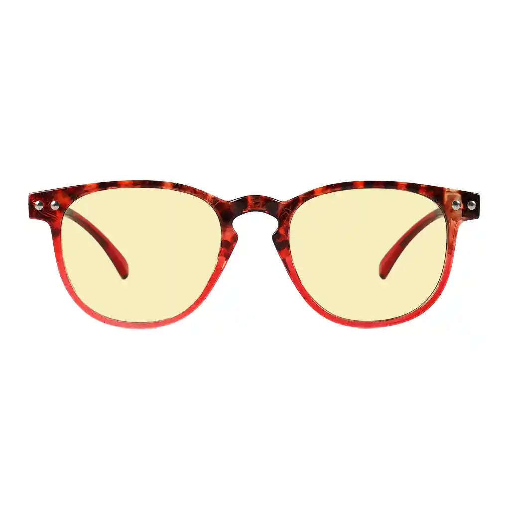 Yellow Tinted Blue Light Blocking Eyeglasses For Women