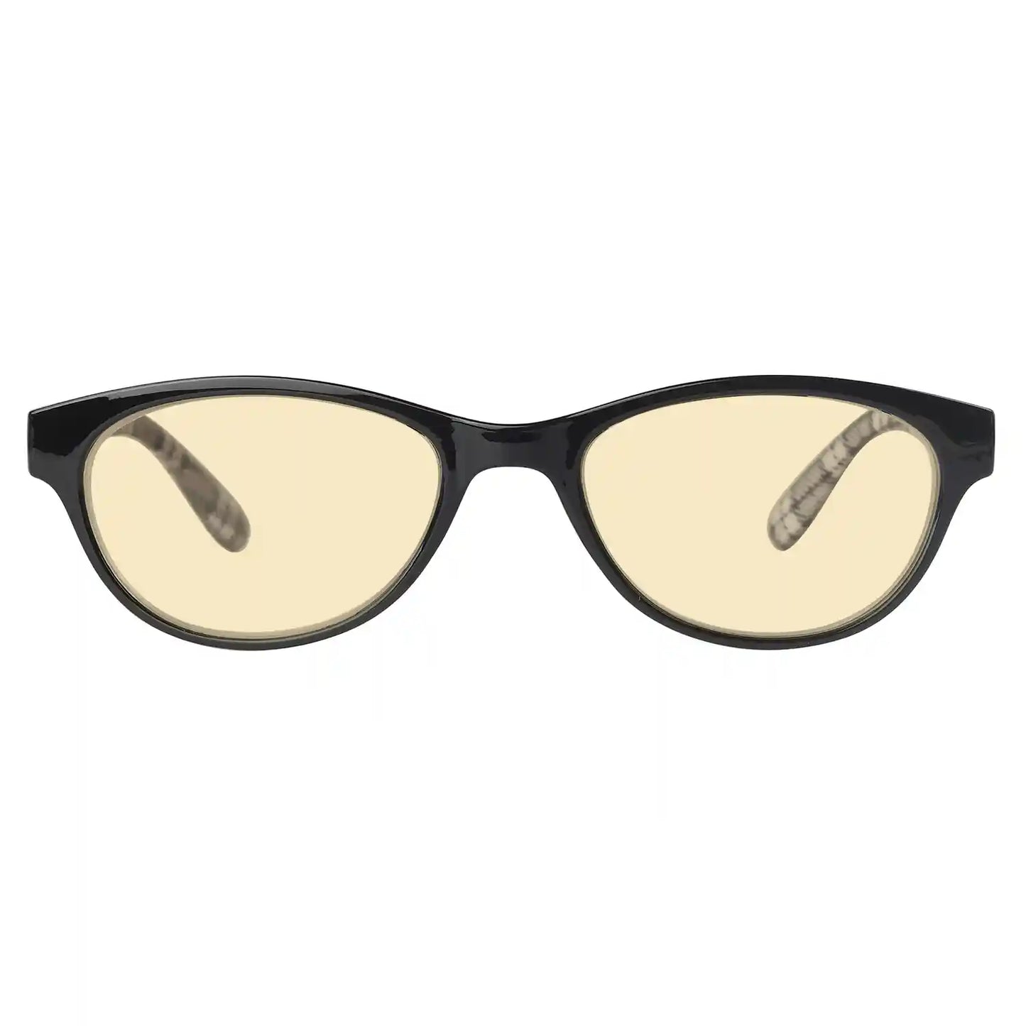 Cat-Eye Yellow Tinted Blue Light Blocking Eyeglasses For Women