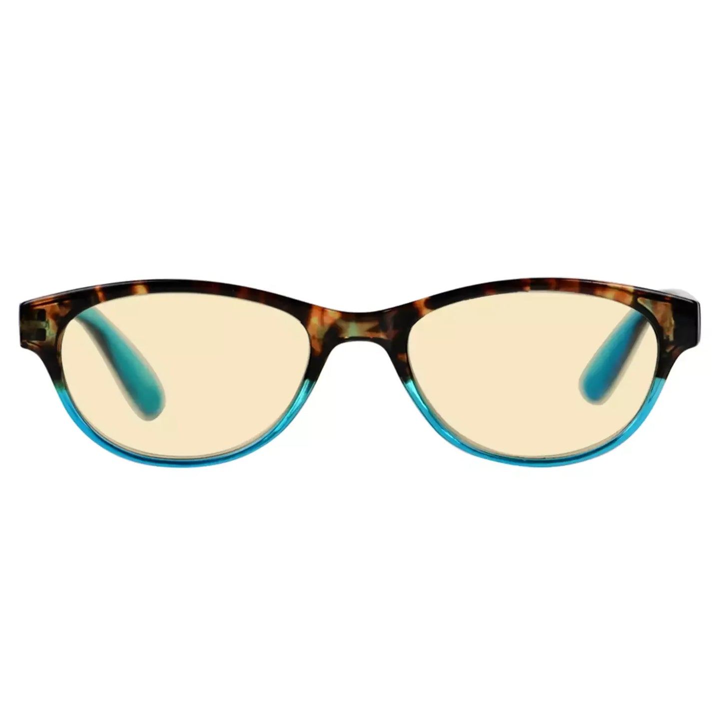 Cat-Eye Yellow Tinted Blue Light Blocking Eyeglasses For Women