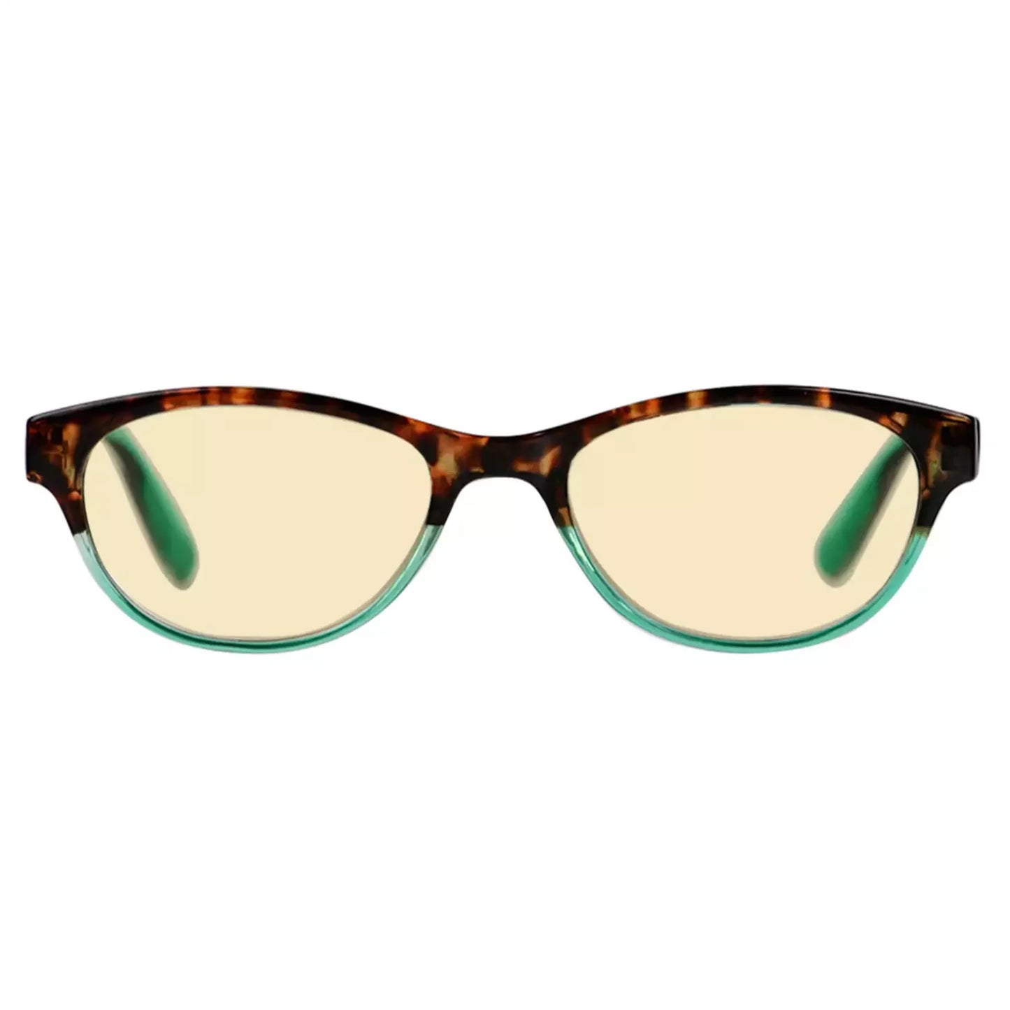 Cat-Eye Yellow Tinted Blue Light Blocking Reading Glasses For Women