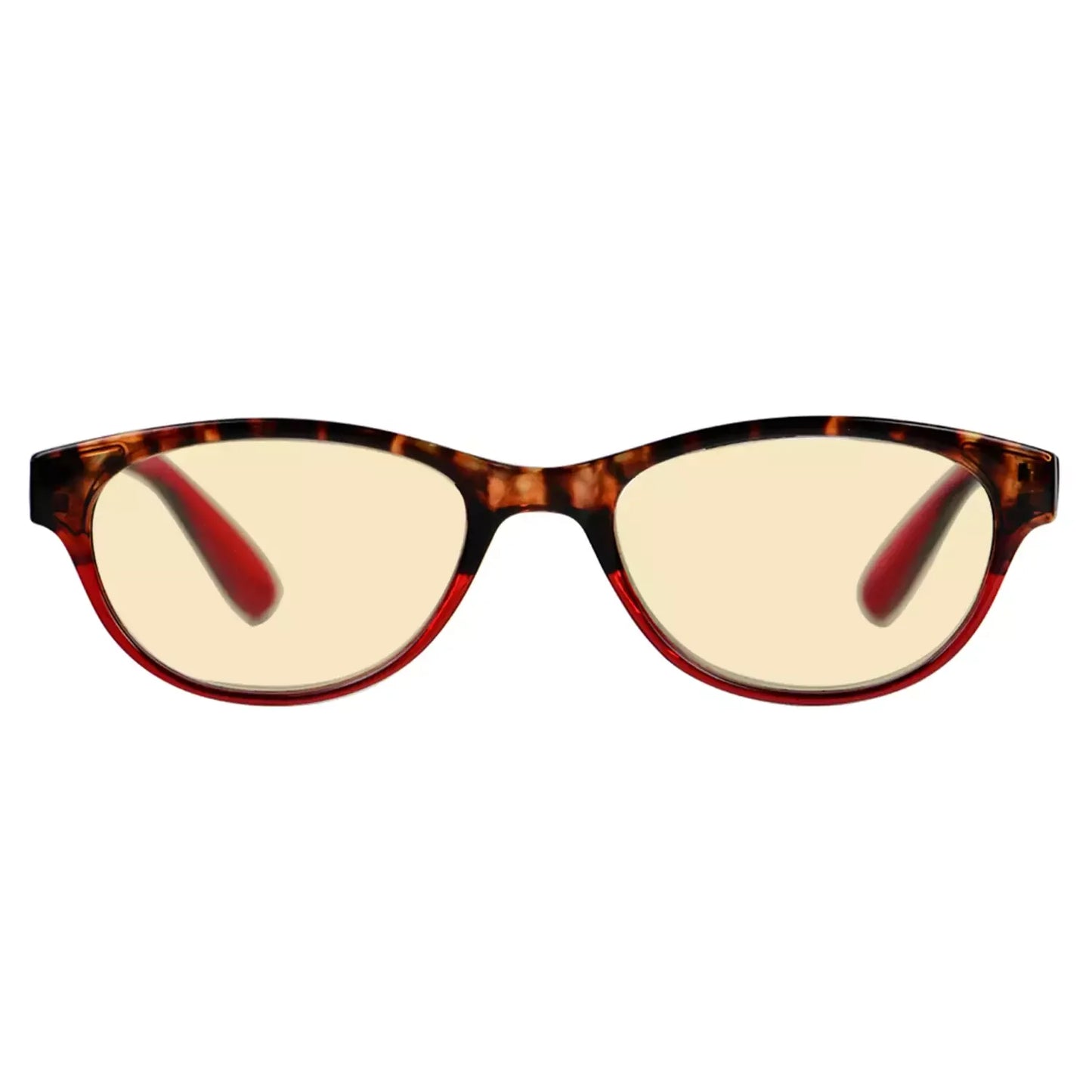 Cat-Eye Yellow Tinted Blue Light Blocking Reading Glasses For Women