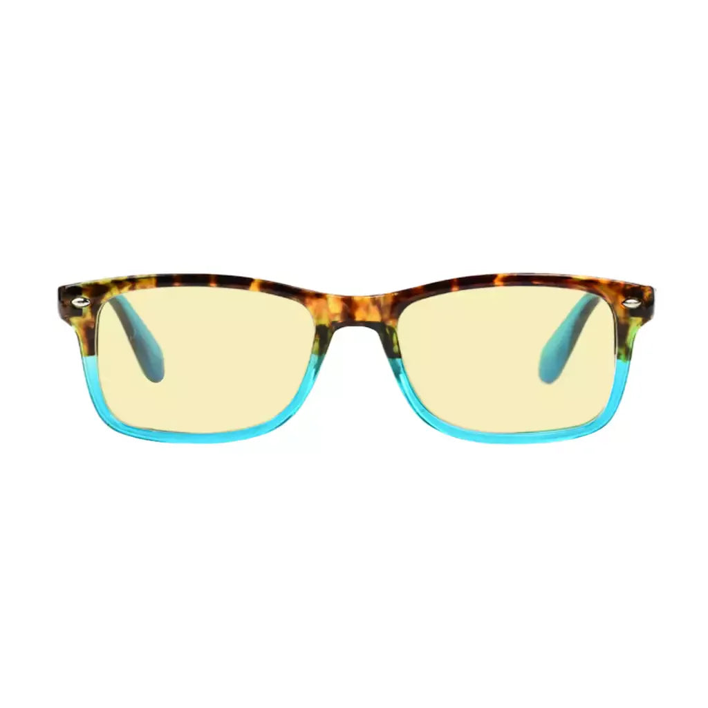 Yellow Tinted Blue Light Blocking Reading Glasses Women