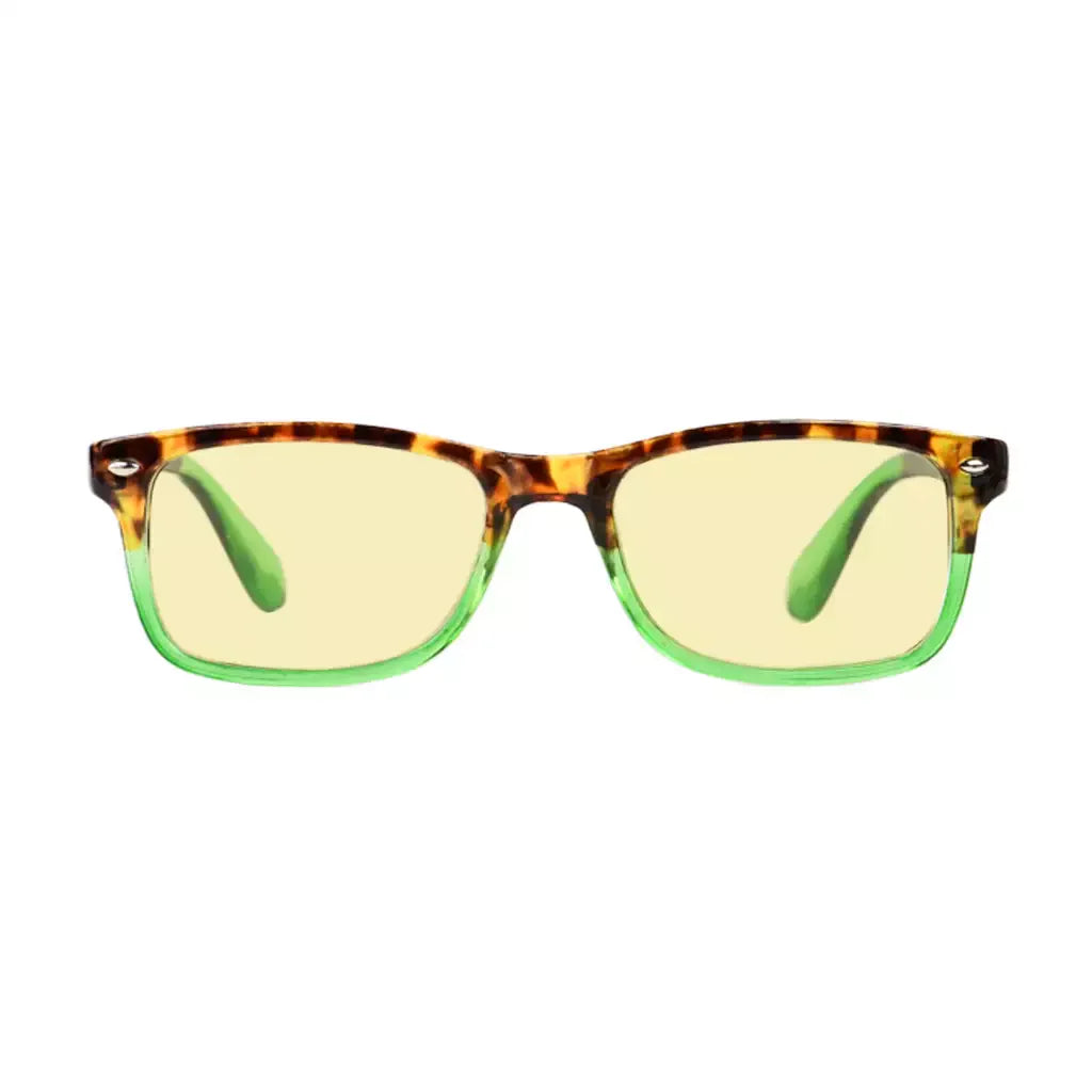 Yellow Tinted Blue Light Blocking Eyeglasses For Women