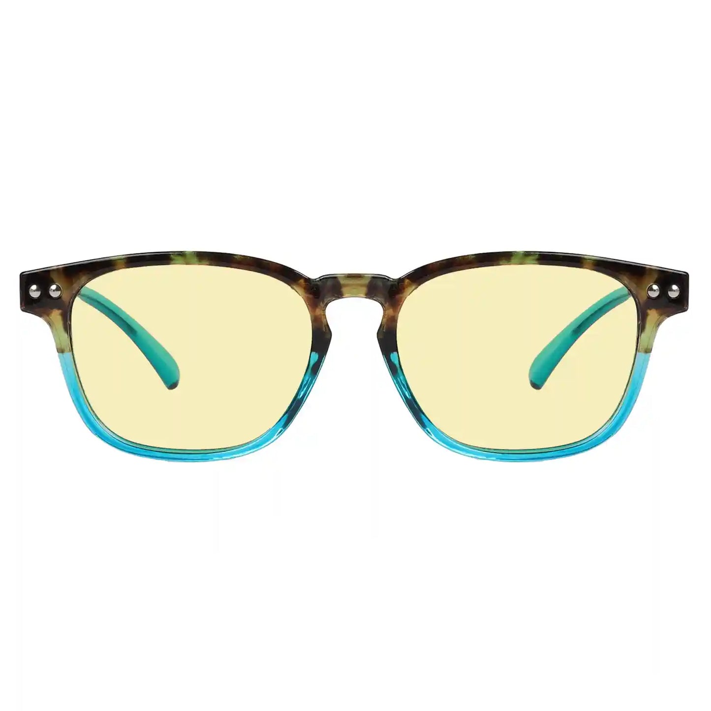 Yellow Tinted Blue Light Blocking Eyeglasses For Women