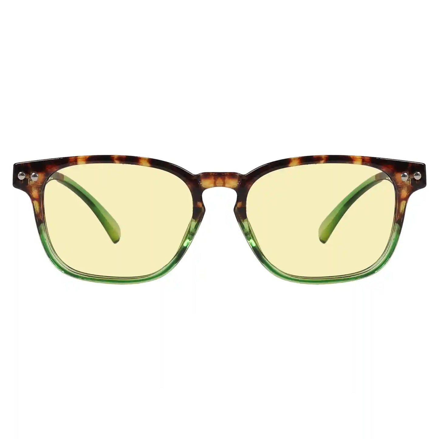 Yellow Tinted Blue Light Blocking Eyeglasses For Women