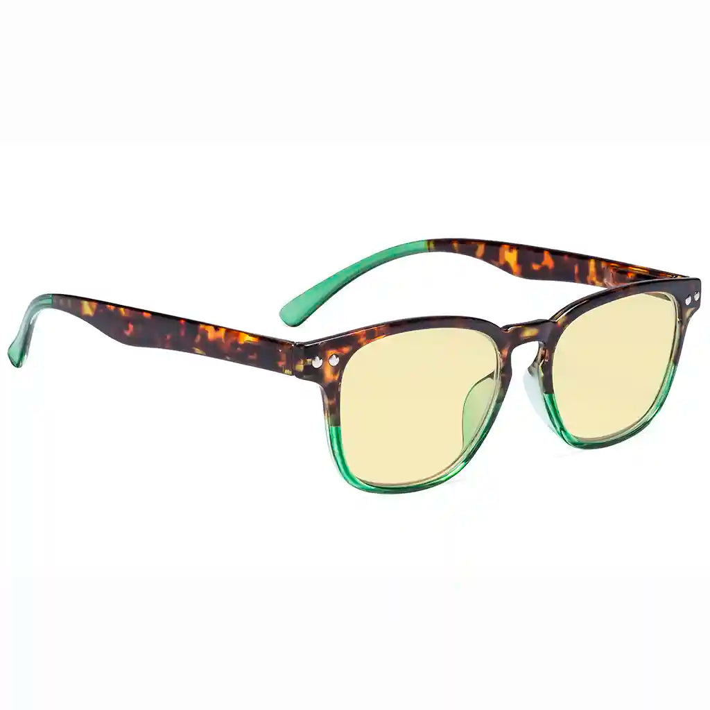 Yellow Tinted Blue Light Blocking Eyeglasses For Women