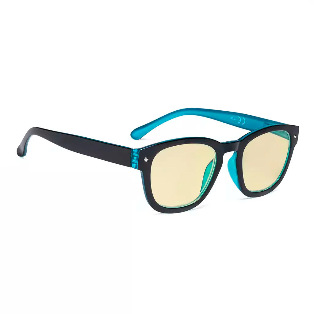 Yellow Tinted Blue Light Blocking Reading Glasses For Women Men