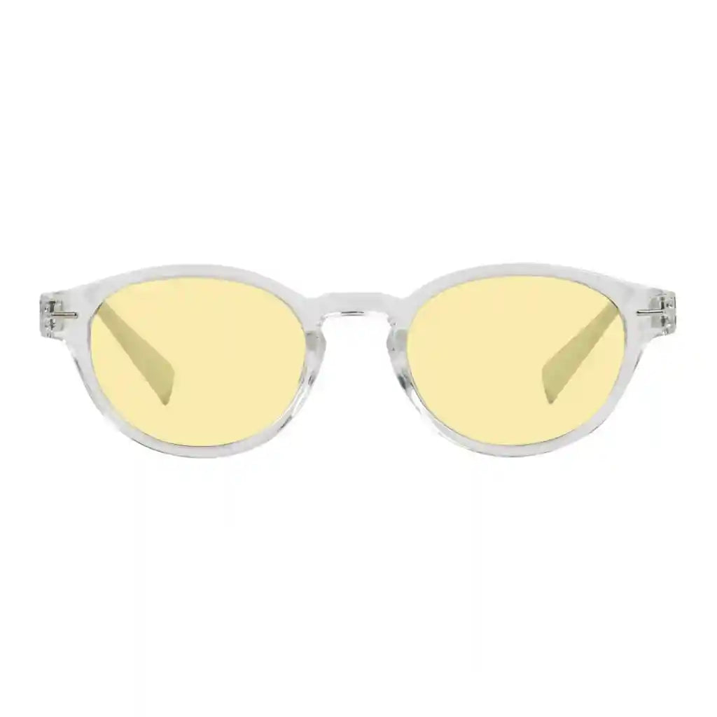 Oval Round Blue Light Blocking Reading Glasses Retro Key Hole Women