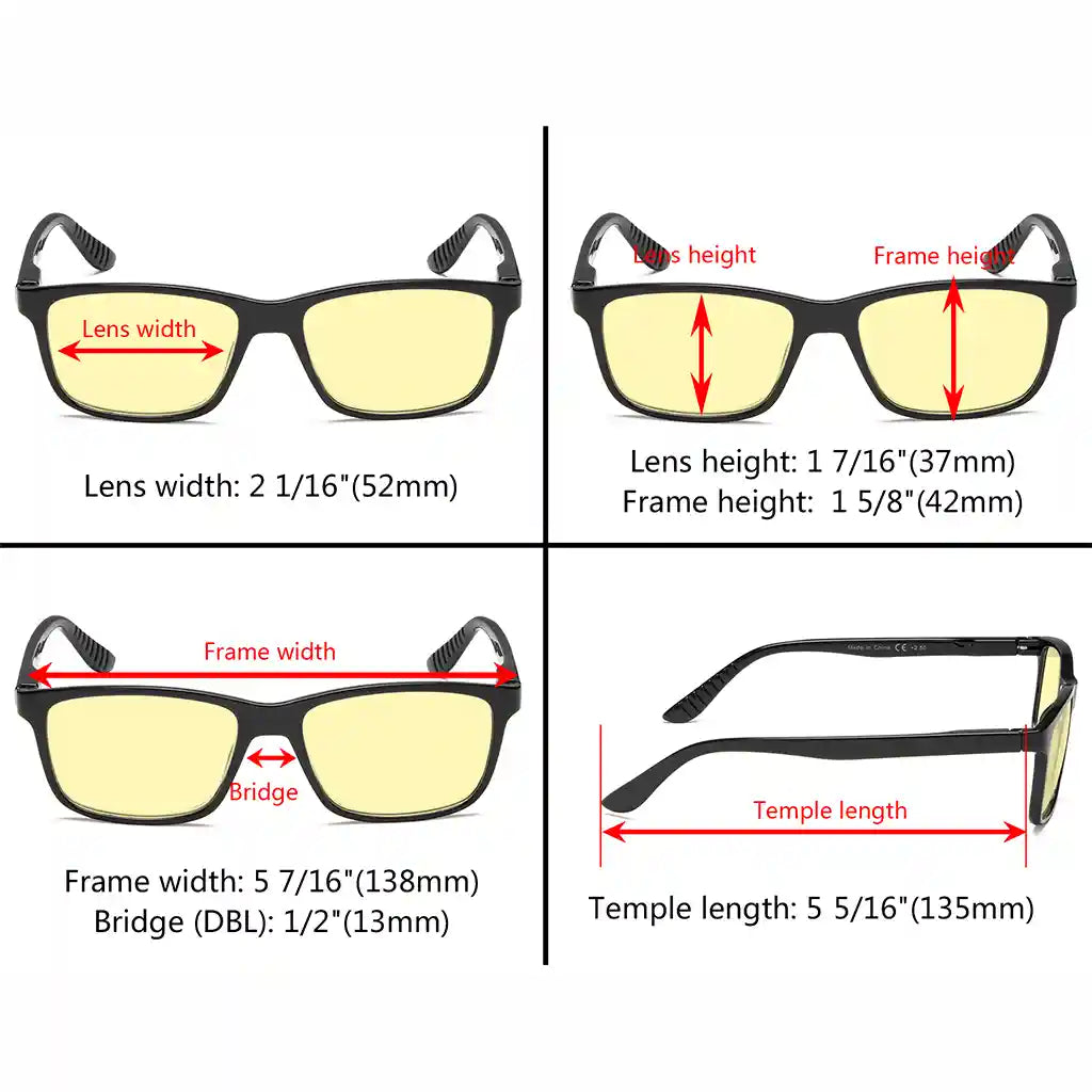 Blue Light Blocking Reading Glasses Men