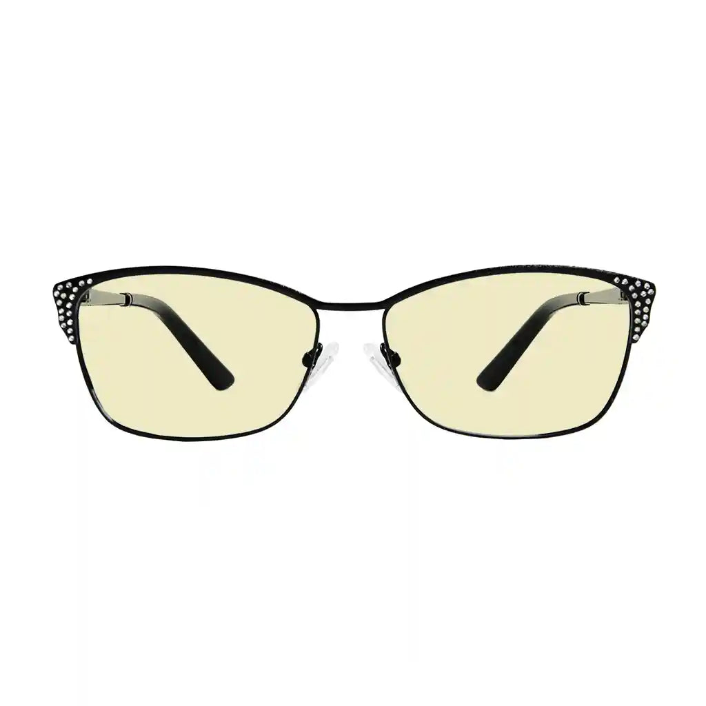 Blue Light Blocking Glasses Women Crystals Gemstones