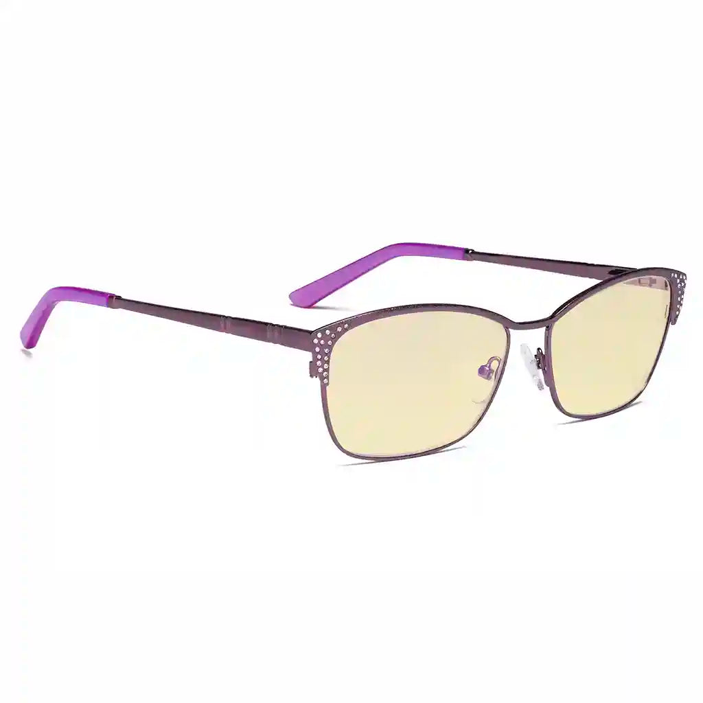 Blue Light Blocking Glasses Women Crystals Gemstones