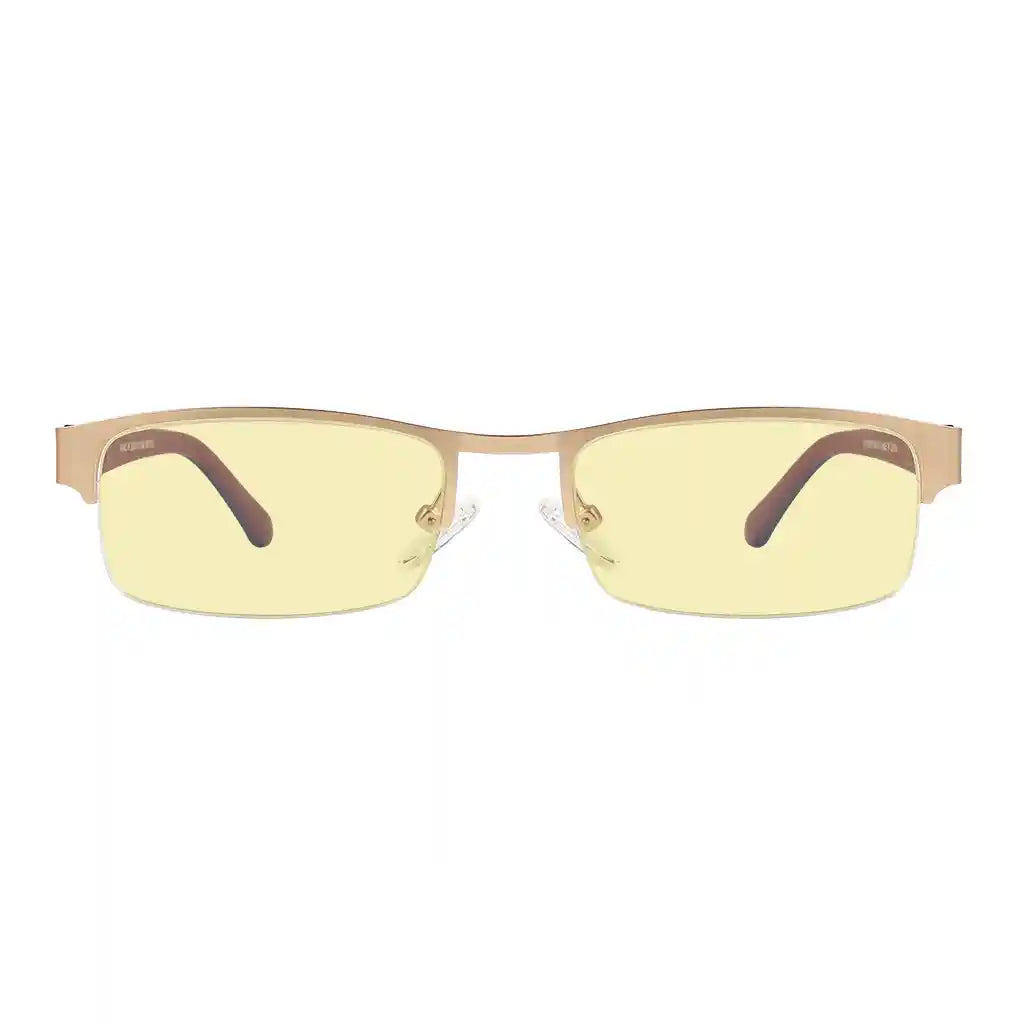 Half-rim Pattern Blue Light Blocking Glasses Women