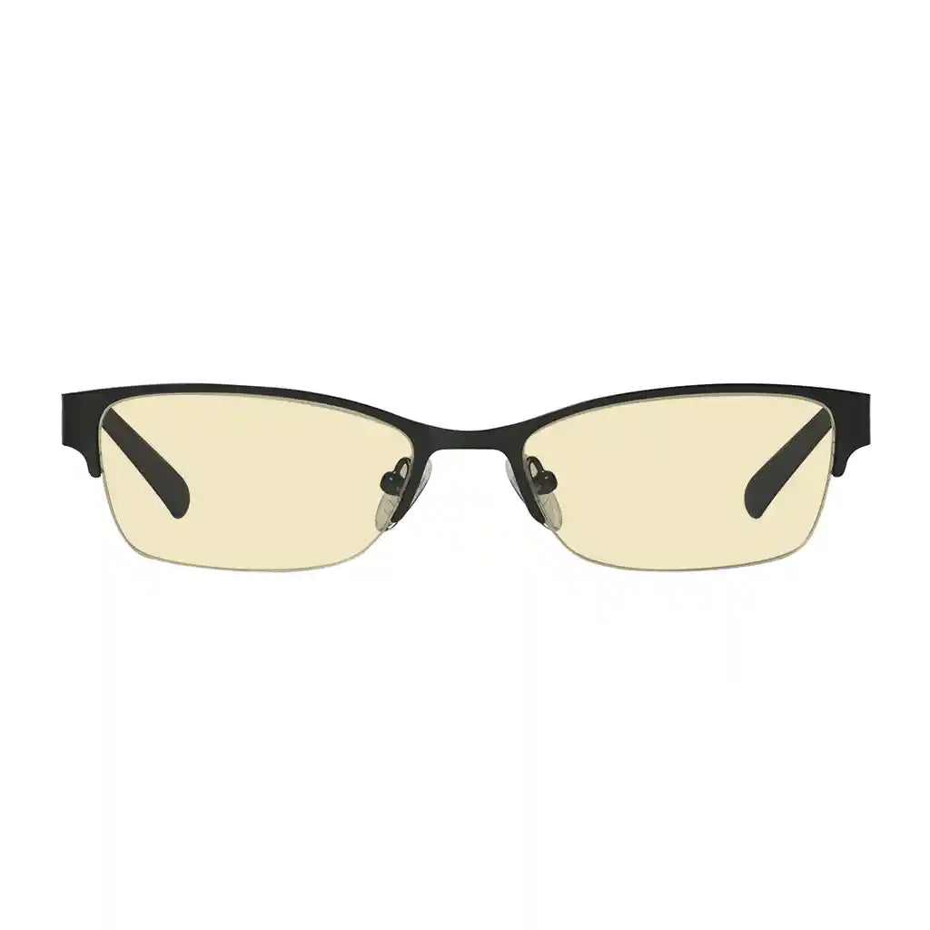 Half-rim Pattern Blue Light Blocking Glasses Women