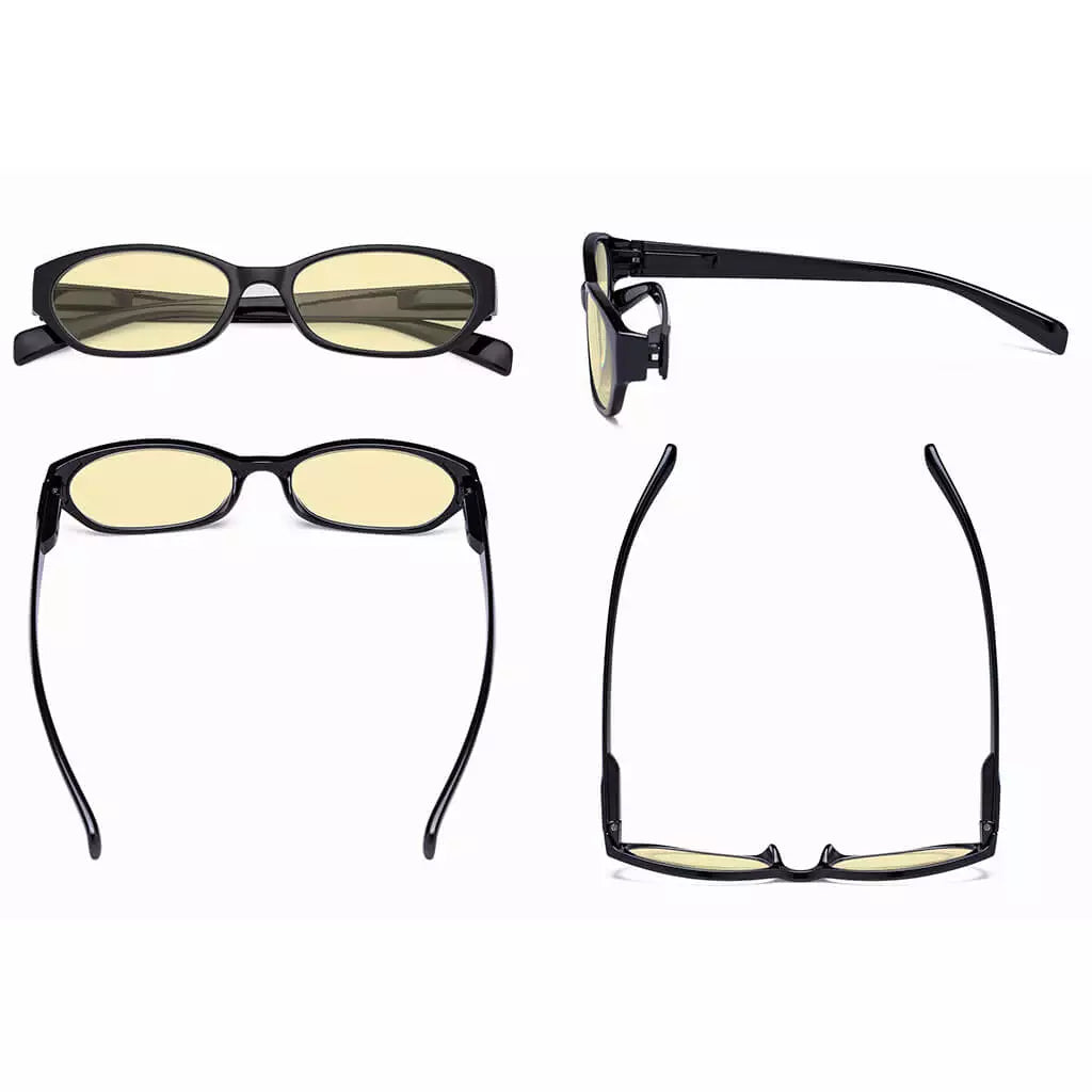 Rectangle Blue Light Blocking Glasses Women