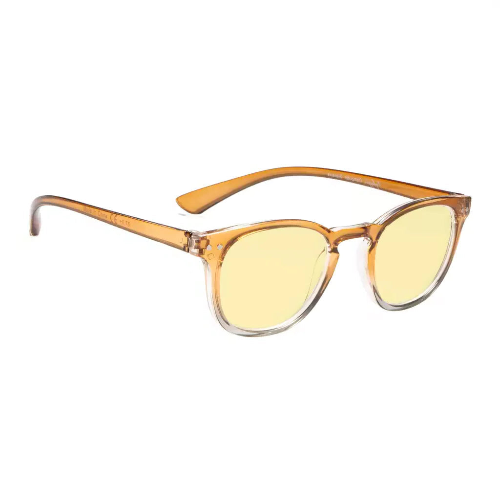 Two Tone Blue Light Blocking Reading Glasses Women Men