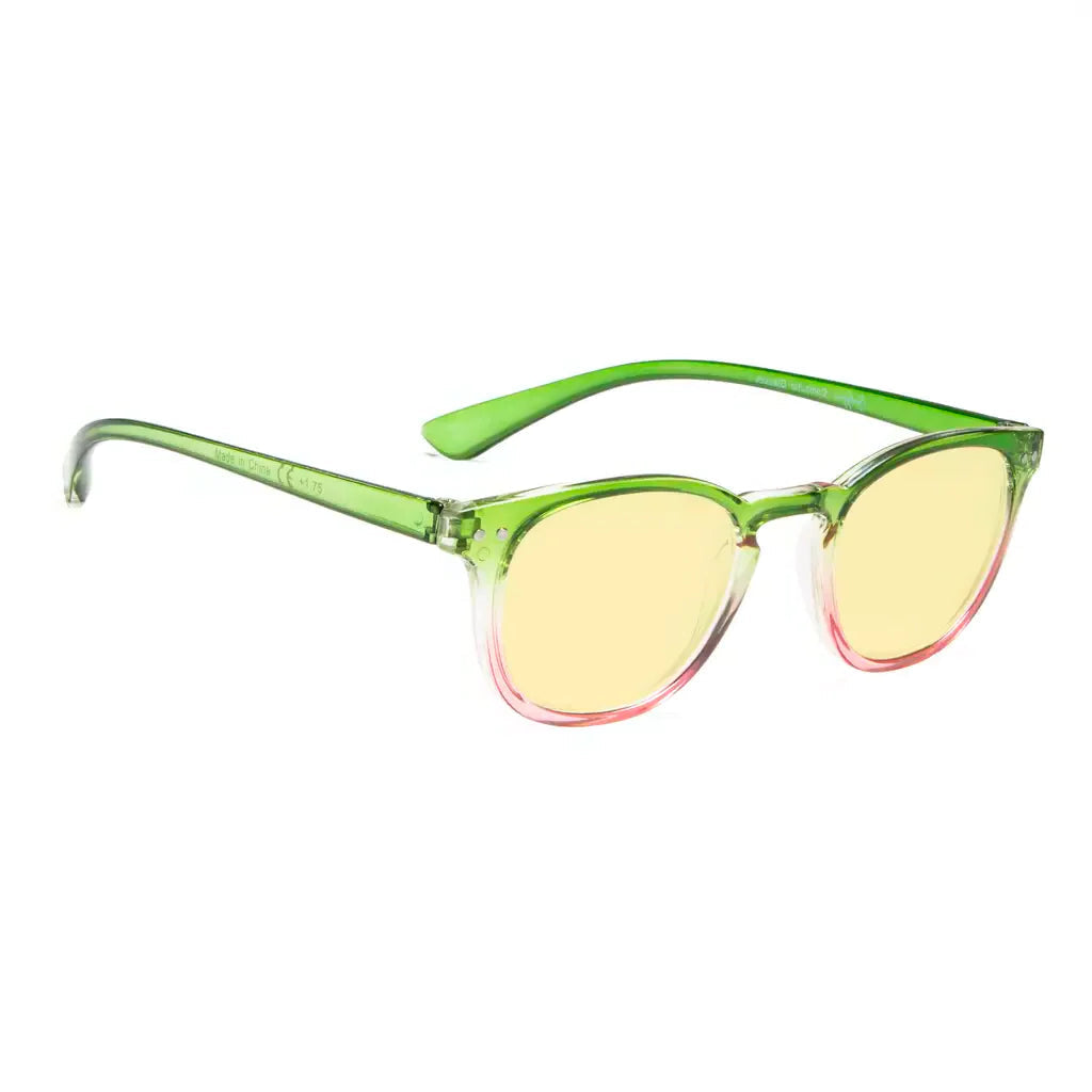 Two Tone Blue Light Blocking Reading Glasses Women Men