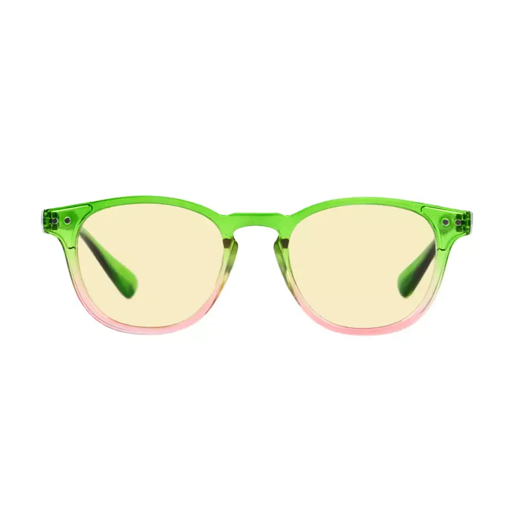 Two Tone Blue Light Blocking Reading Glasses Women Men