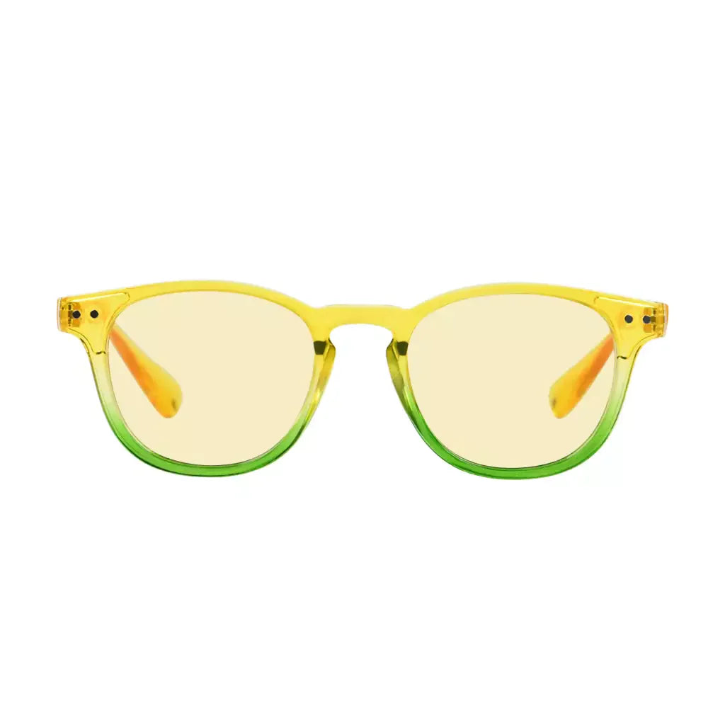 Two Tone Blue Light Blocking Reading Glasses Women Men