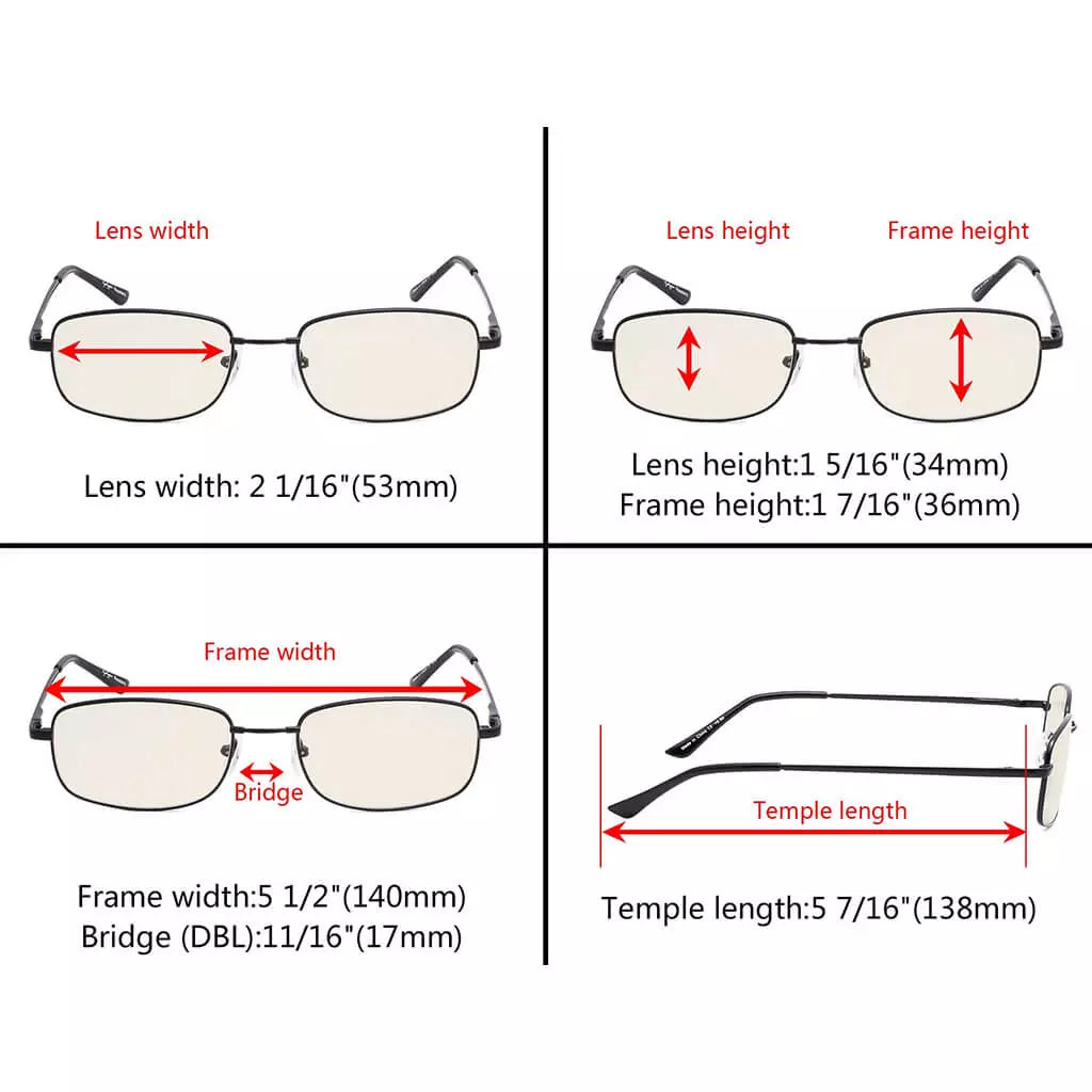 Cgacg Blue Light Blocking Reading Glasses Yellow Tinted