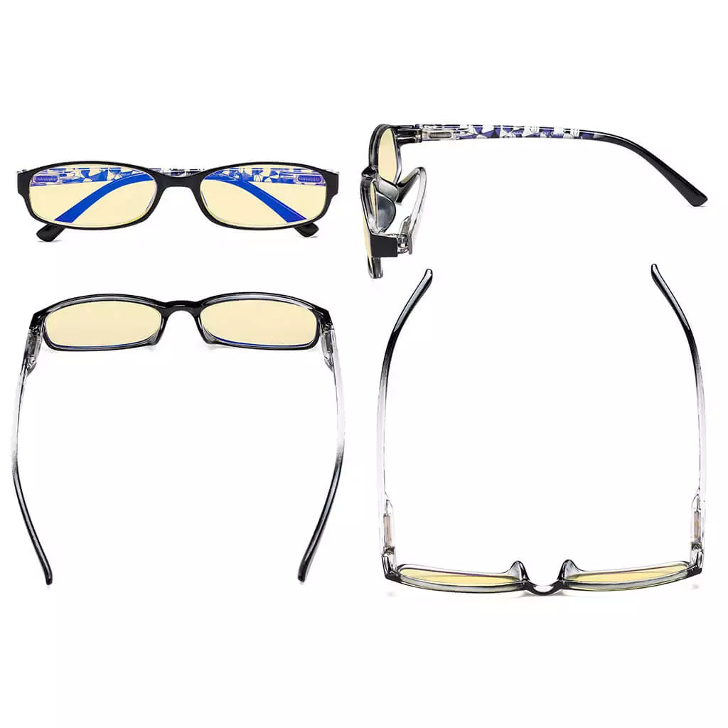 Pattern Blue Light Blocking Reading Glasses Women
