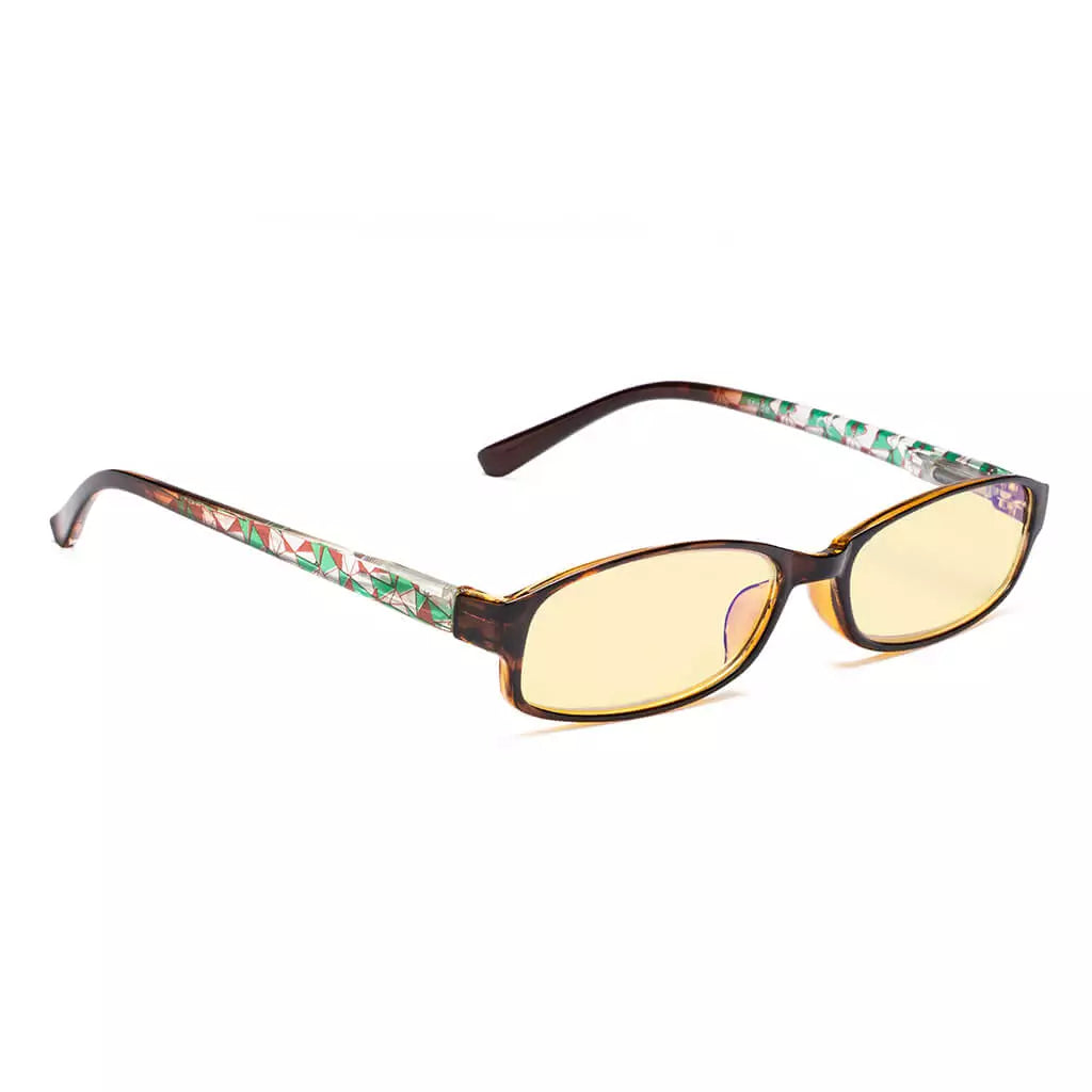 Pattern Blue Light Blocking Reading Glasses Women