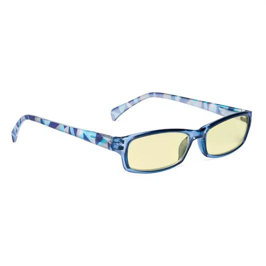 Pattern Temples Blue Light Blocking Glasses Women