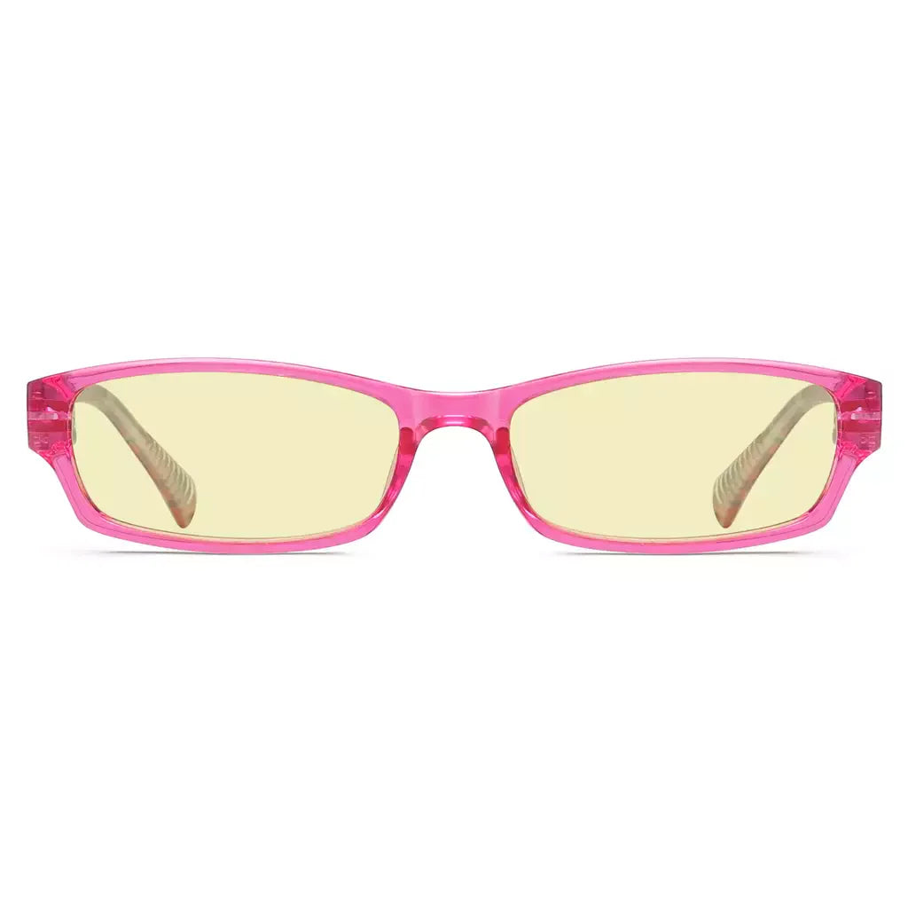 Pattern Temples Blue Light Blocking Glasses Women
