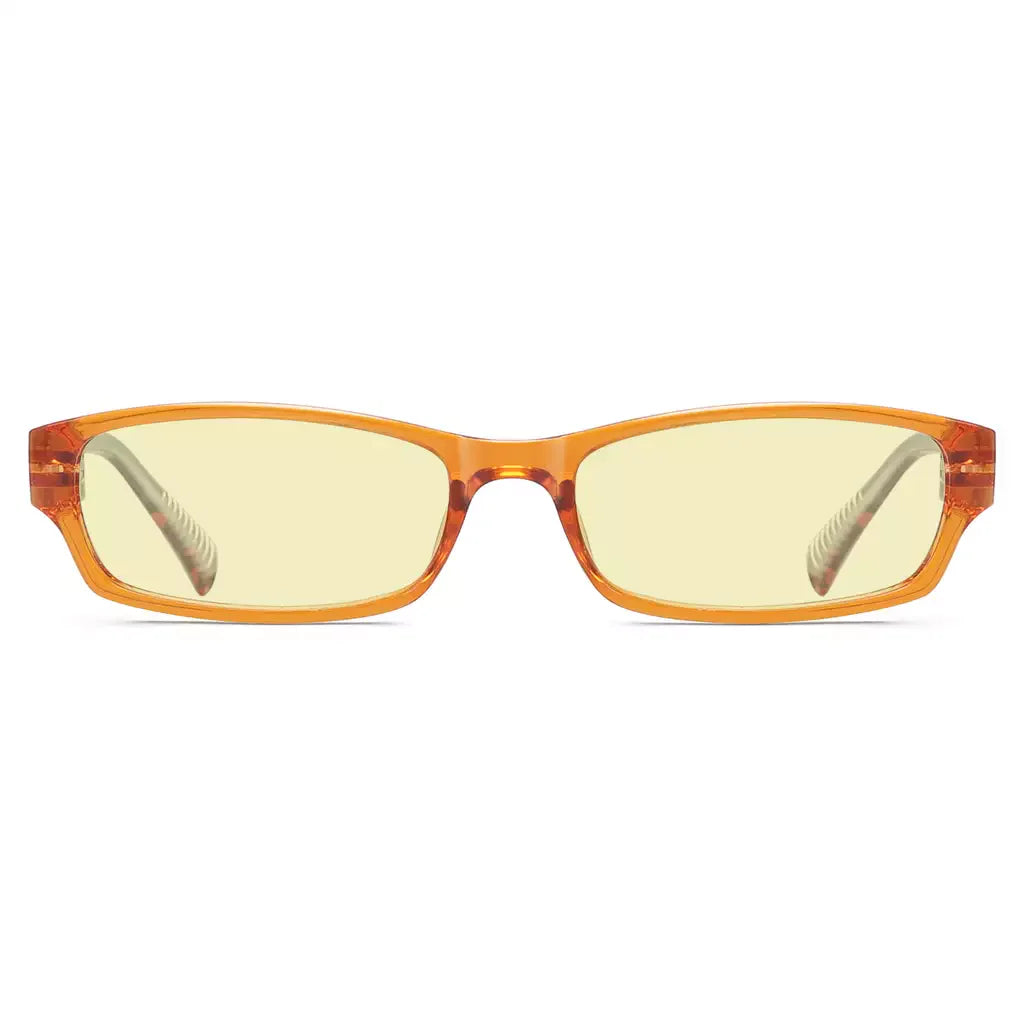 Pattern Temples Blue Light Blocking Reading Glasses Women