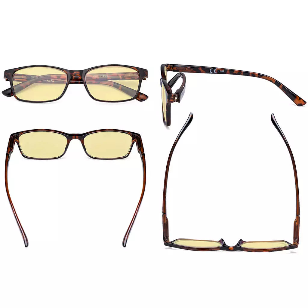 Trendy Blue Light Blocking Reading Glasses Women Men