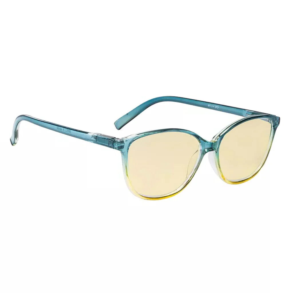 Cat-Eye Blue Light Blocking Reading Glasses Yellow Tinted for Women