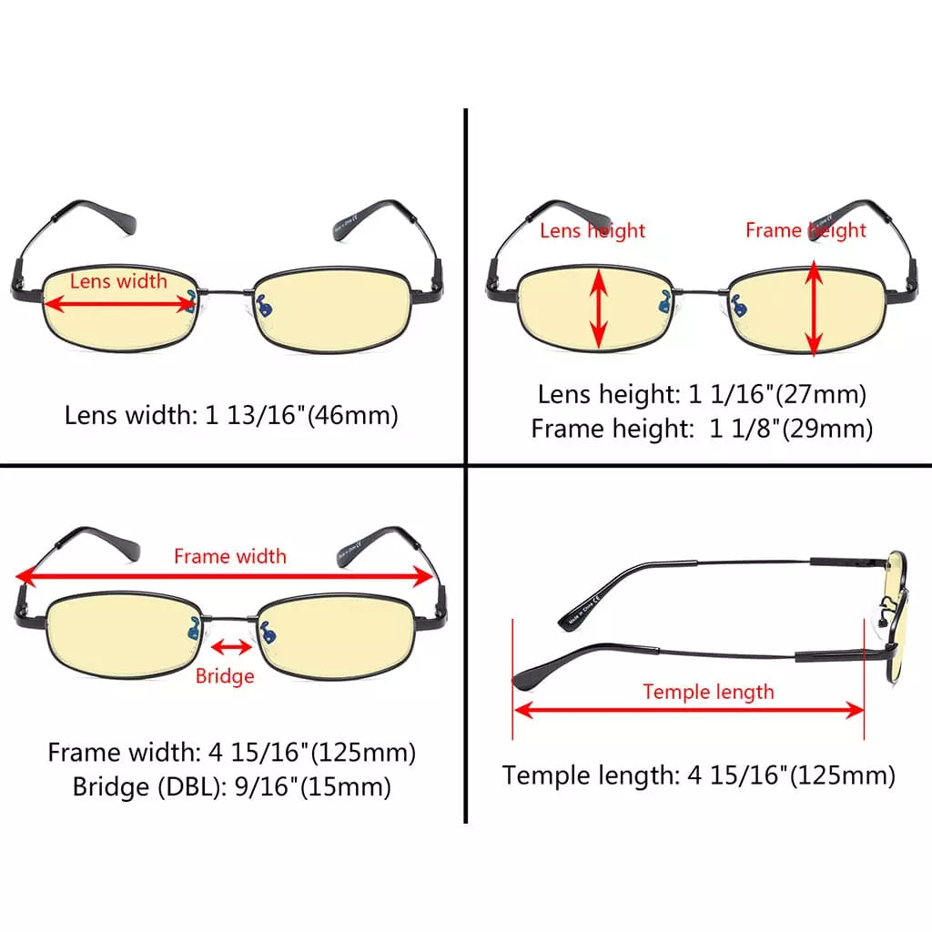Block Blue Light Glasses Yellow Tinted for Kids