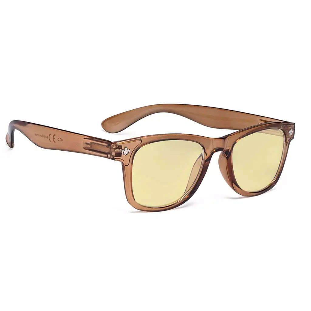 Blue Light Blocking Eyeglasses Yellow Tinted for Women Men Eyewear