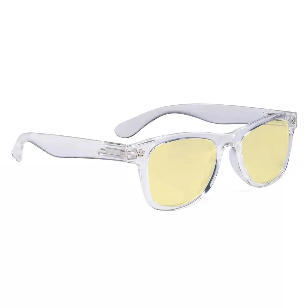 Blue Light Blocking Eyeglasses Yellow Tinted for Women Men Eyewear