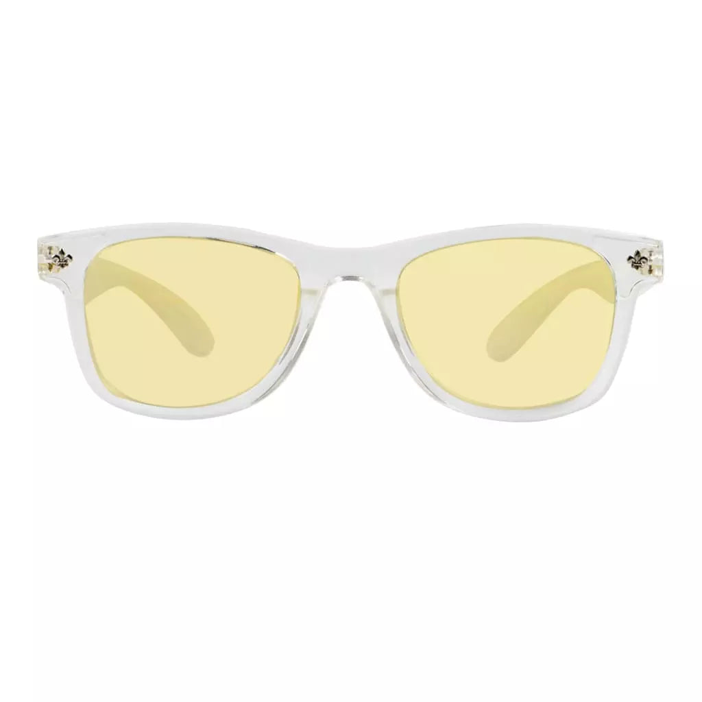 Blue Light Blocking Eyeglasses Yellow Tinted for Women Men Eyewear