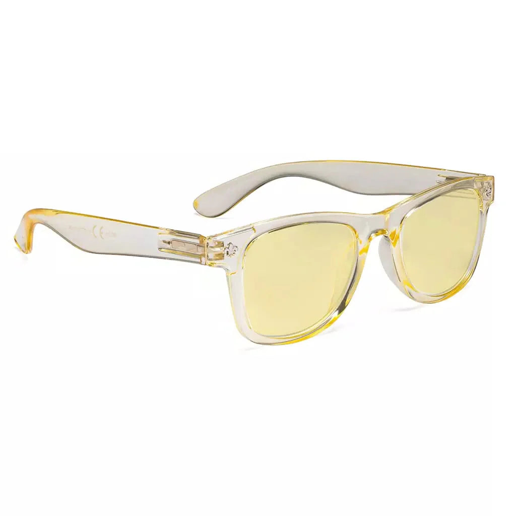 Blue Light Blocking Eyeglasses Yellow Tinted for Women Men Eyewear