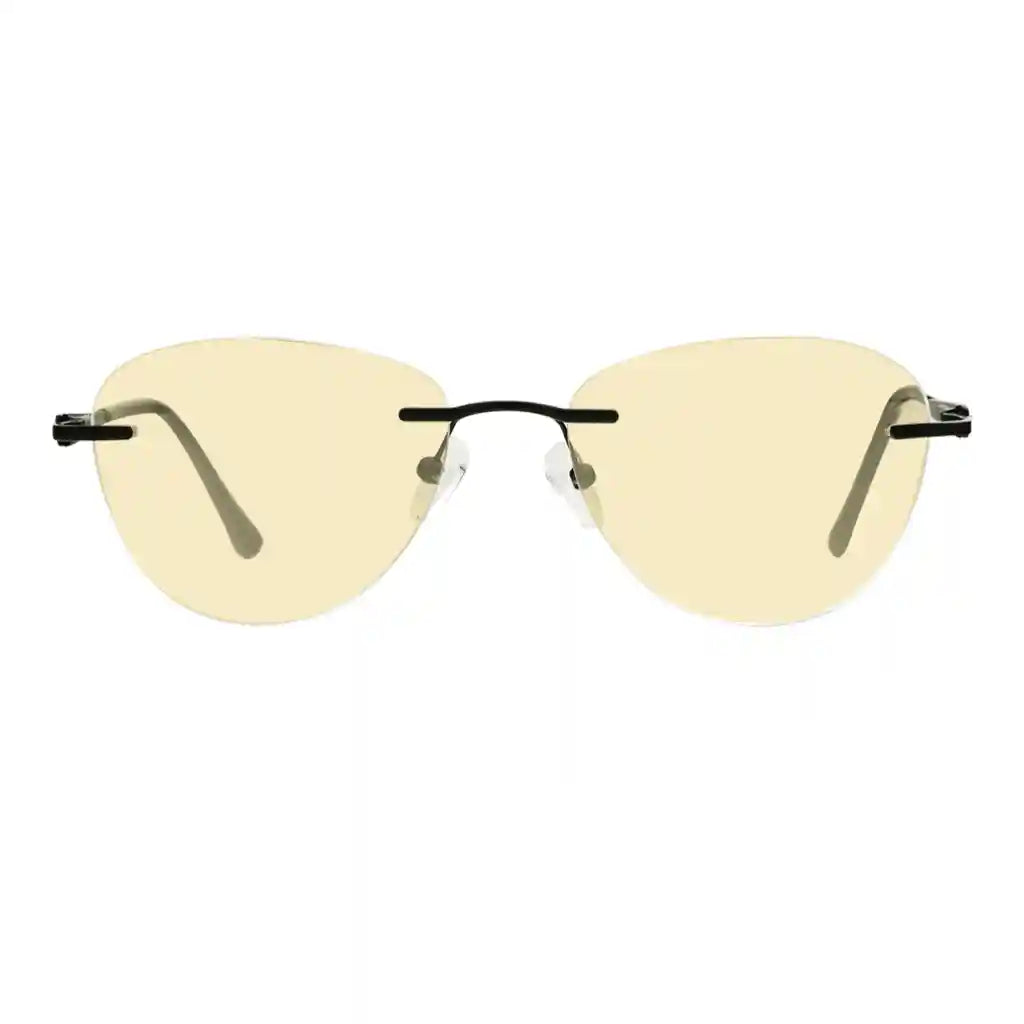 Rimless Blue Light Blocking Reading Glasses Women Men