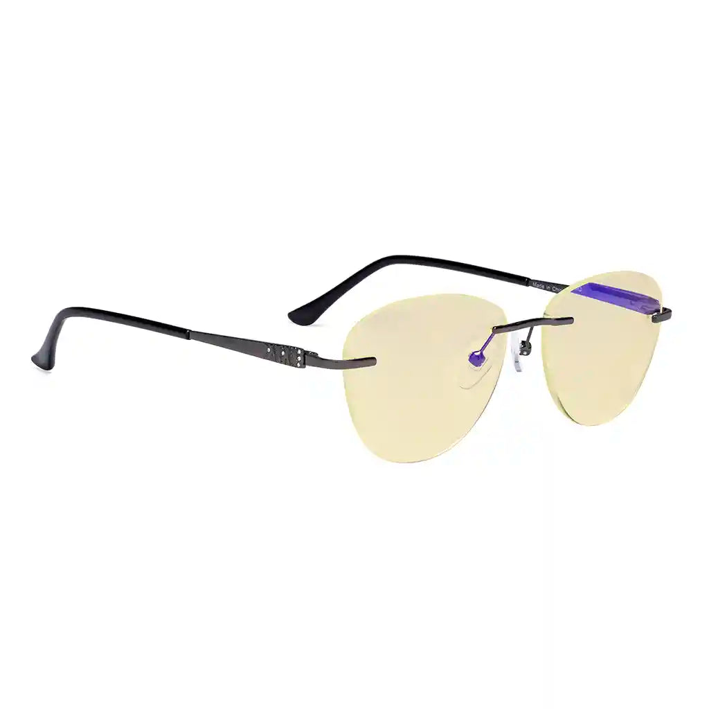 Rimless Blue Light Blocking Reading Glasses Women Men