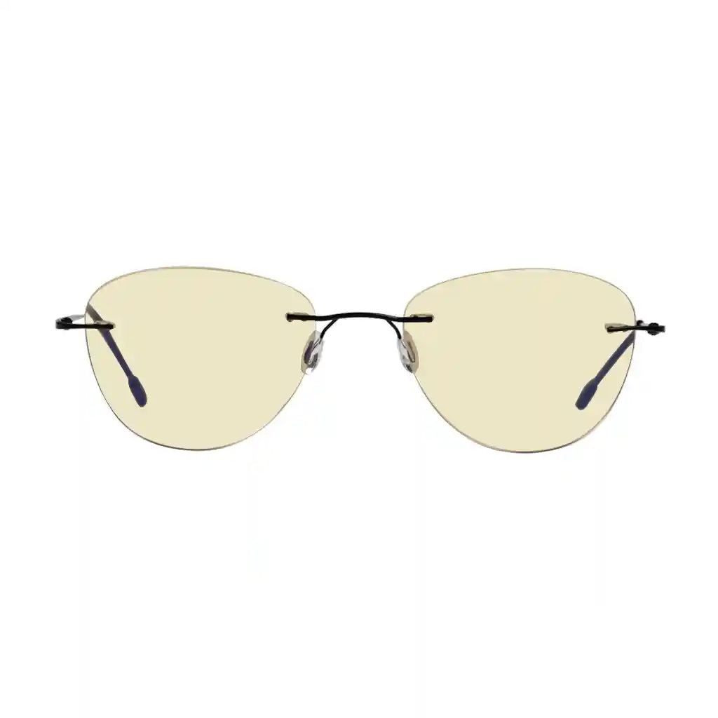 Rimless Blue Light Blocking Reading Glasses Women Men