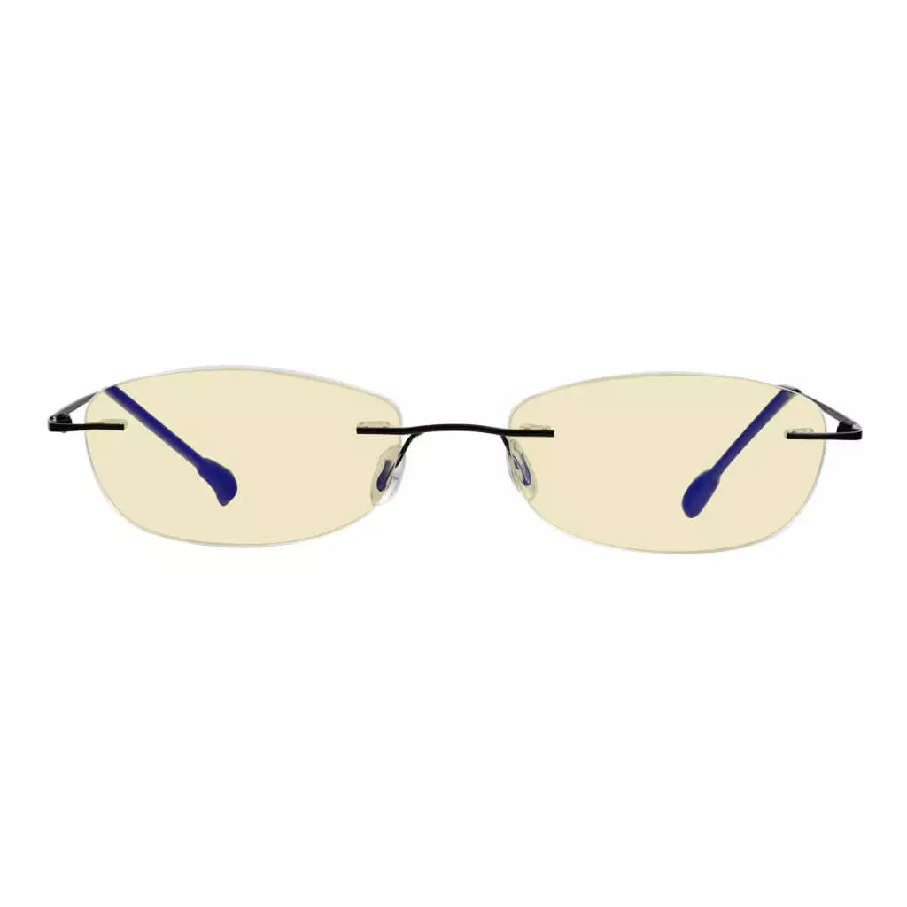 Rimless Blue Light Blocking Glasses Women Men