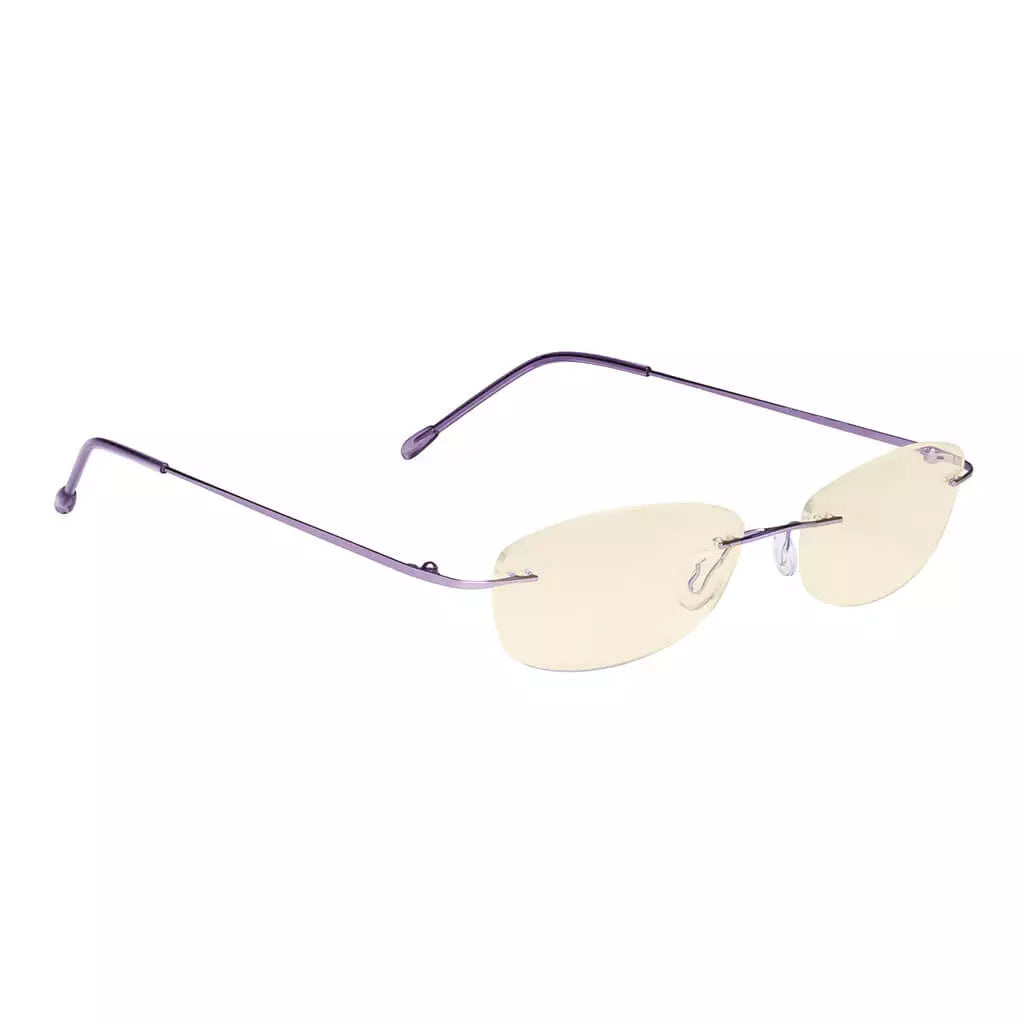 Rimless Blue Light Blocking Glasses Women Men
