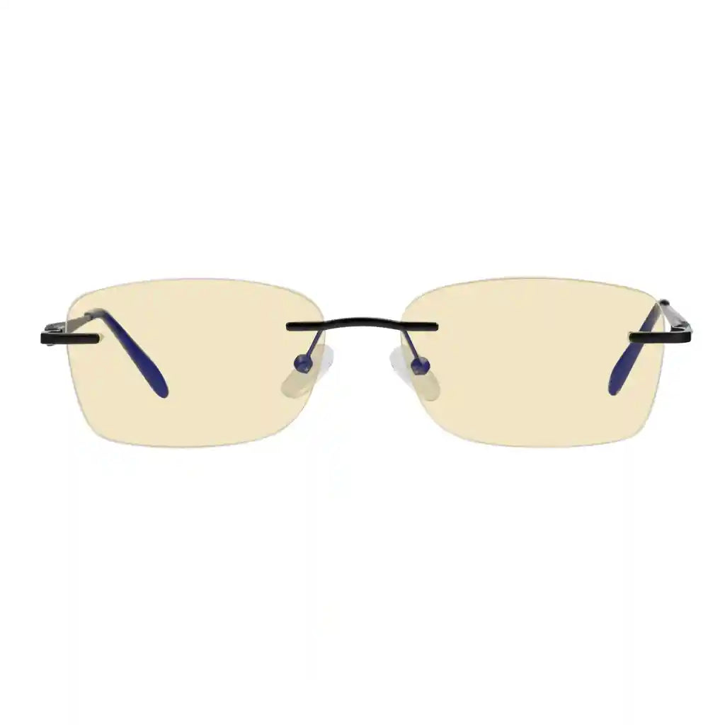 Rimless Blue Light Blocking Reading Glasses Women Men